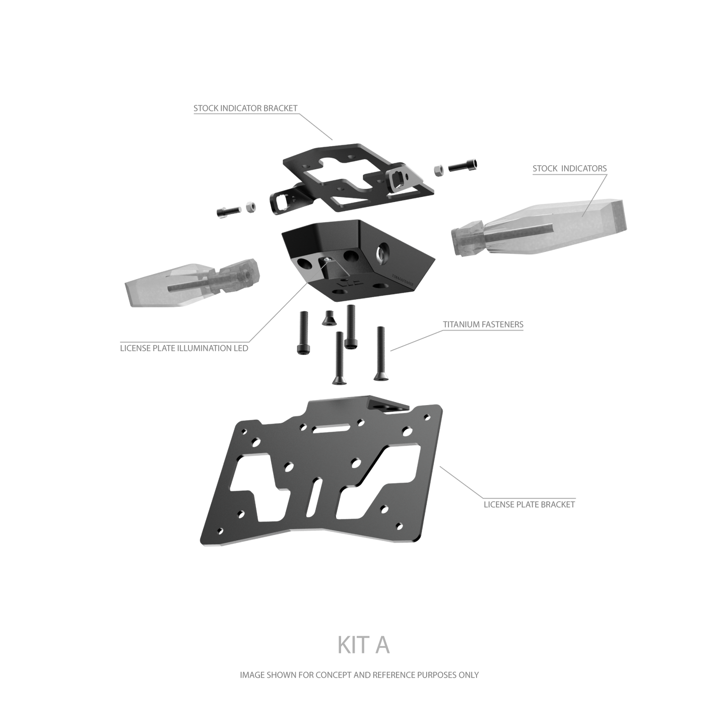 HENDAP Tail Tidy Kit for KTM 990 Duke