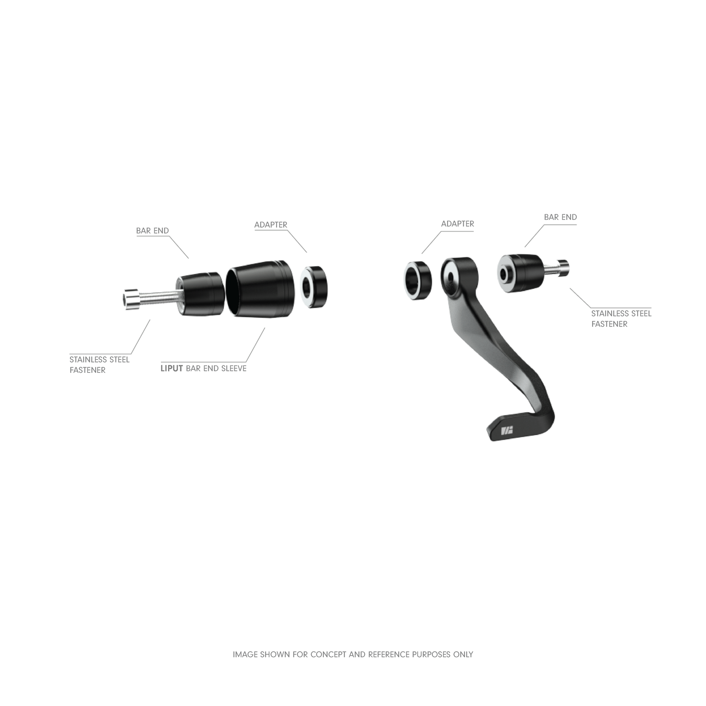 KERAMBIT Lever Guard Kawasaki