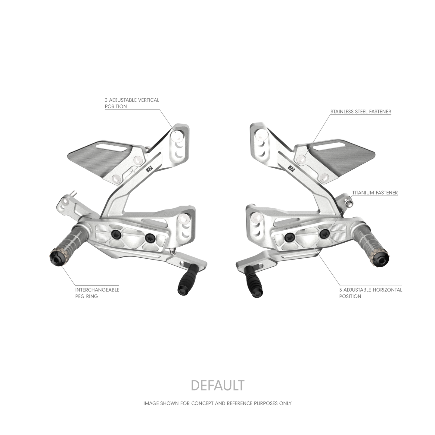 KEKISI Rearsets for KTM 990 Duke