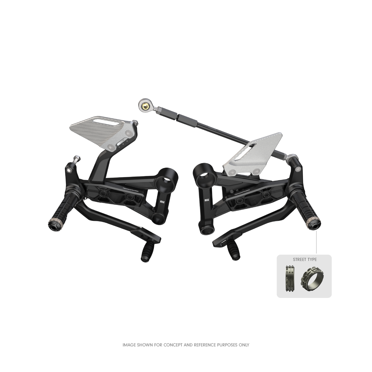 KEKISI Rearsets for Husqvarna Svartpilen / Vitpilen 801