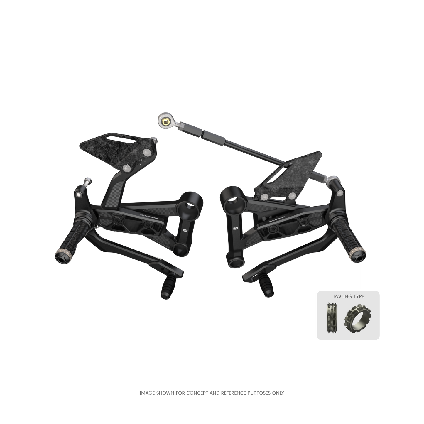 KEKISI Rearsets for Husqvarna Svartpilen / Vitpilen 801