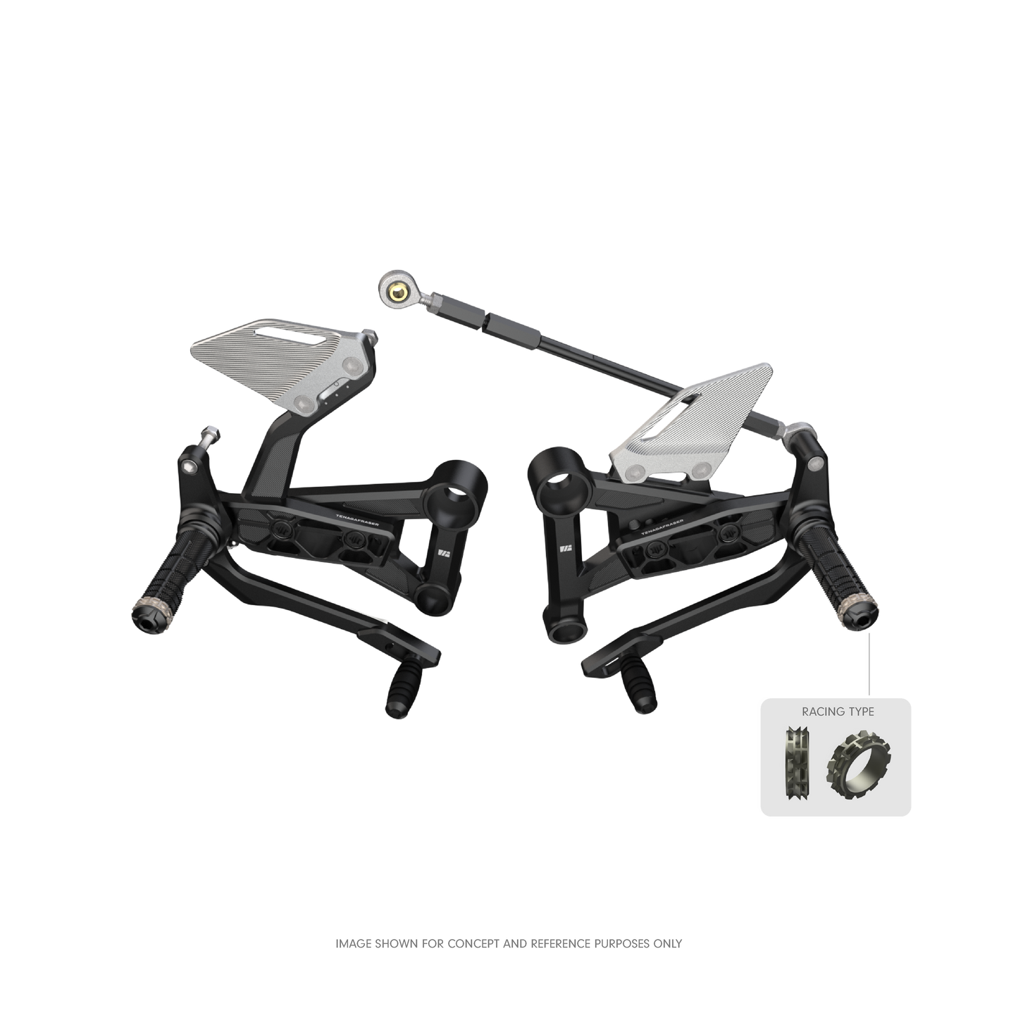 KEKISI Rearsets for Husqvarna Svartpilen / Vitpilen 801