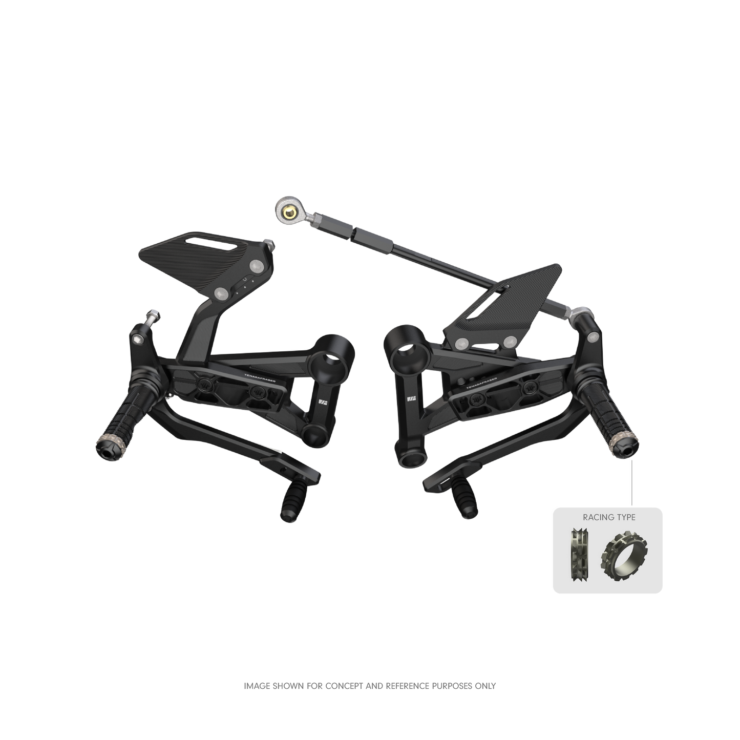 KEKISI Rearsets for Husqvarna Svartpilen / Vitpilen 801
