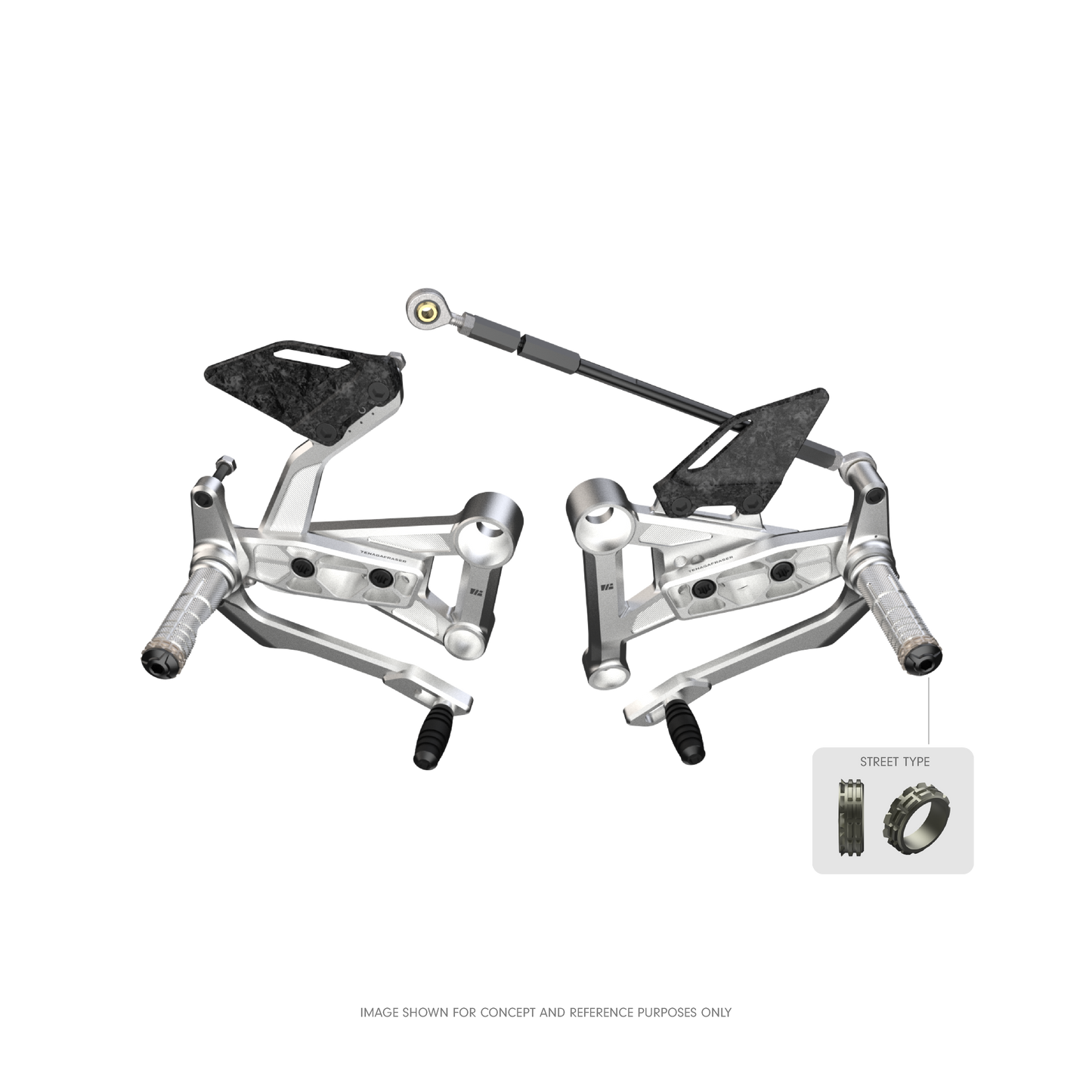 KEKISI Rearsets for Husqvarna Svartpilen / Vitpilen 801