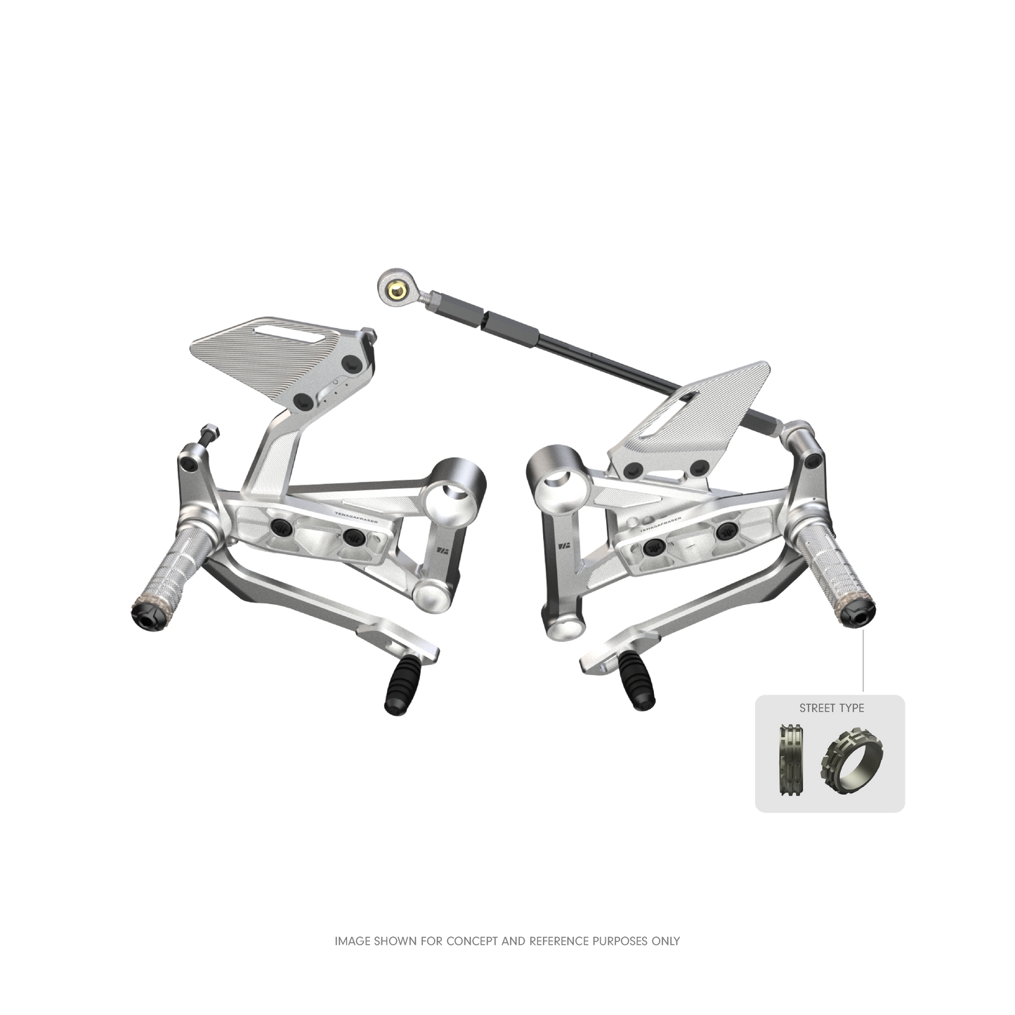 KEKISI Rearsets for Husqvarna Svartpilen / Vitpilen 801