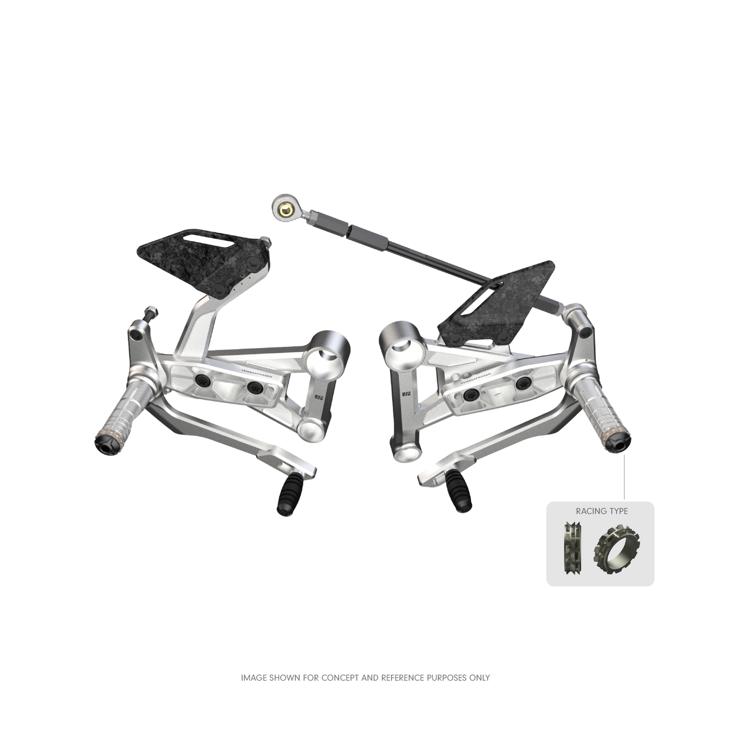 KEKISI Rearsets for Husqvarna Svartpilen / Vitpilen 801