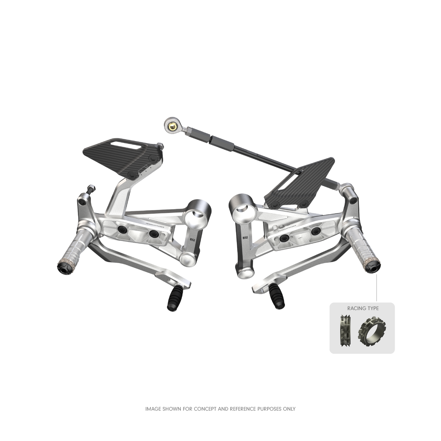KEKISI Rearsets for Husqvarna Svartpilen / Vitpilen 801