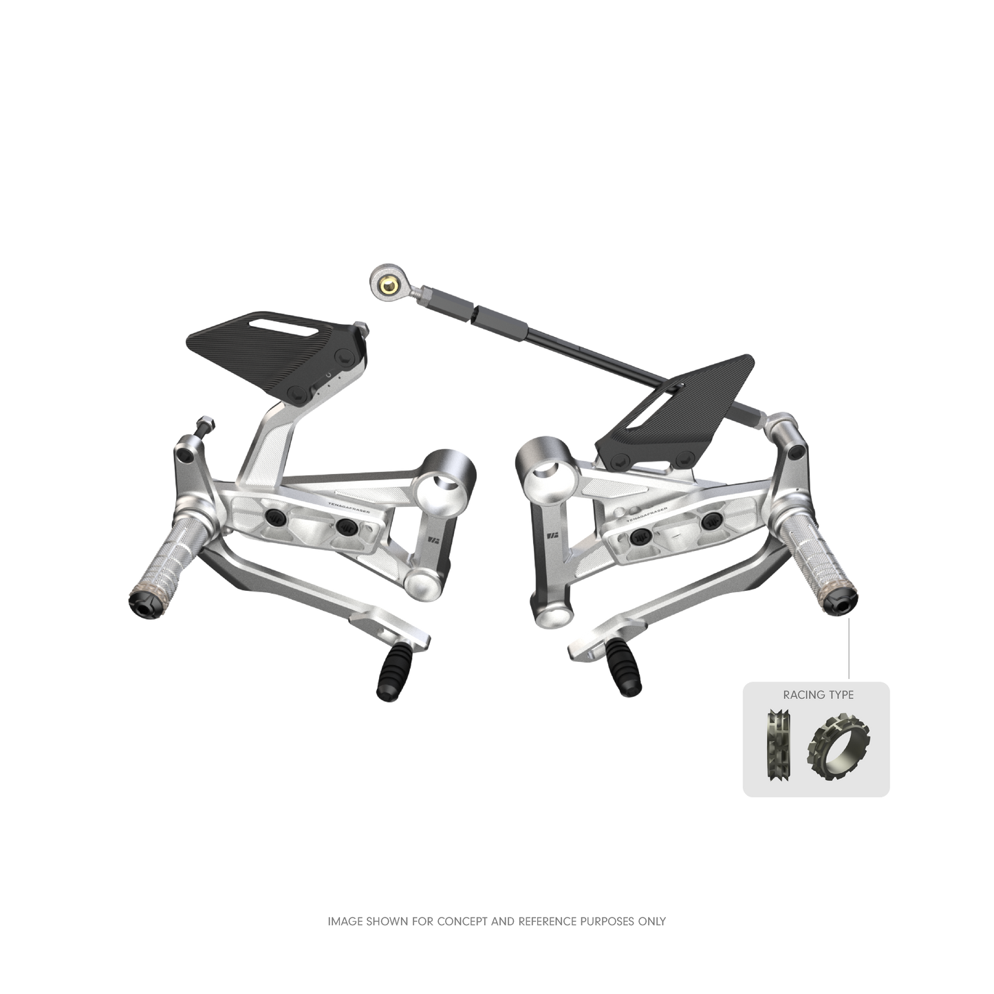 KEKISI Rearsets for Husqvarna Svartpilen / Vitpilen 801