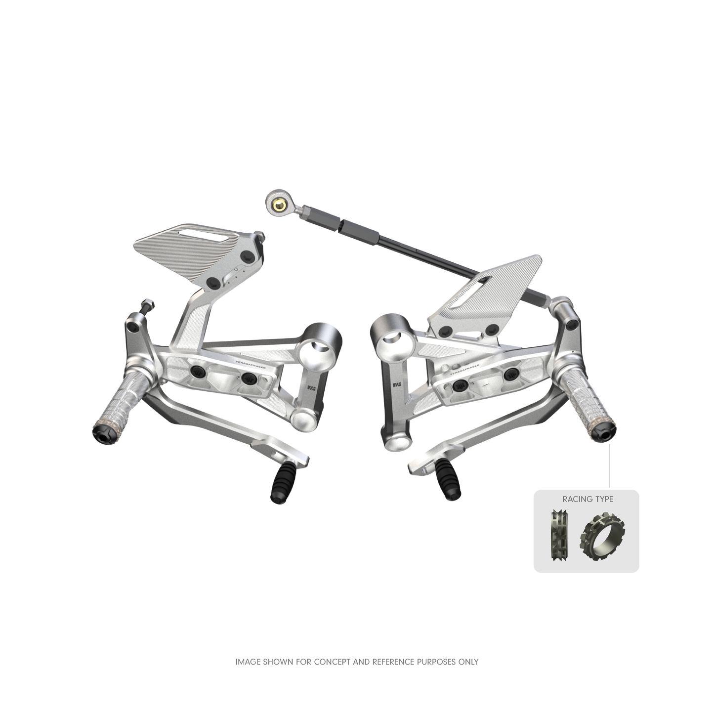 KEKISI Rearsets for Husqvarna Svartpilen / Vitpilen 801