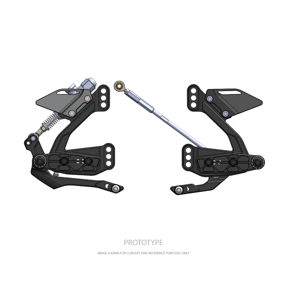 KEKISI Rearsets for KTM 990 Duke (In-Development)