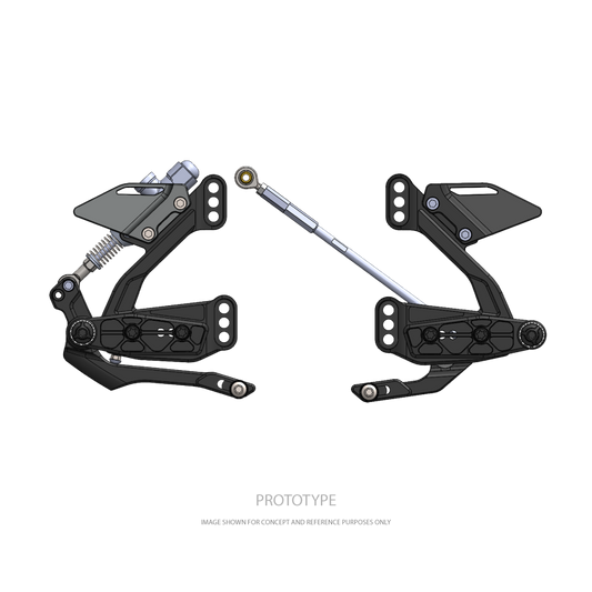 KEKISI Rearsets for KTM 990 Duke (In-Development)