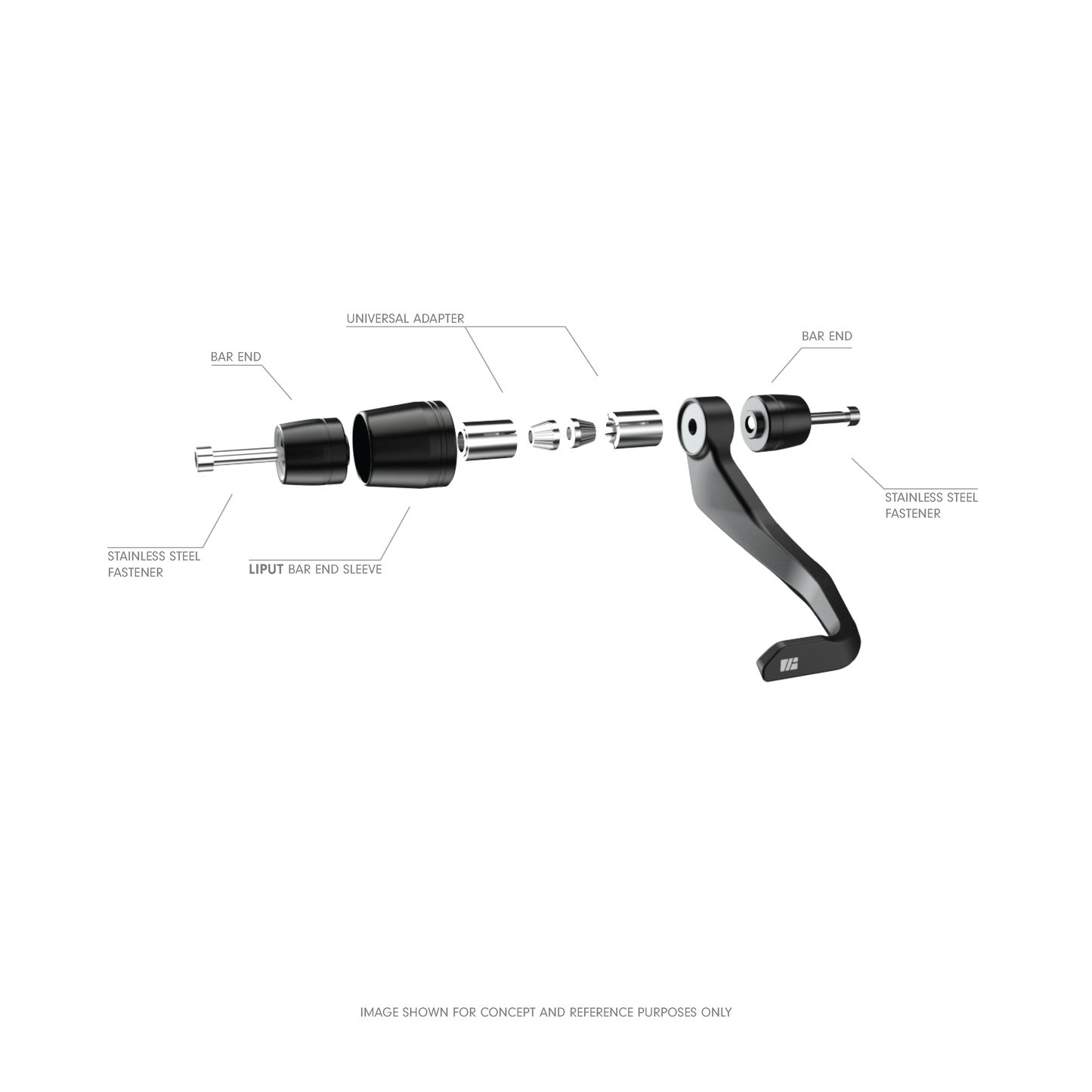 KERAMBIT Lever Guard Kawasaki
