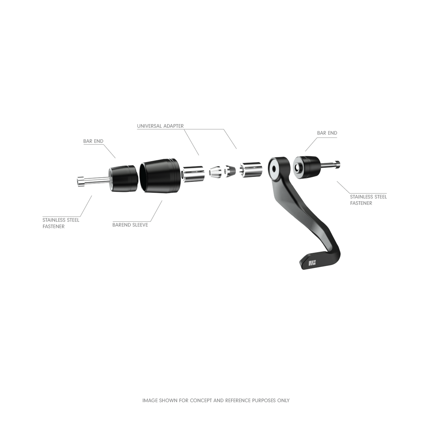 KERAMBIT Lever Guard Kawasaki