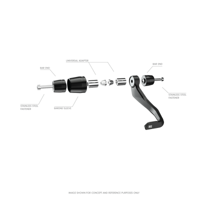 KERAMBIT Lever Guard Kawasaki