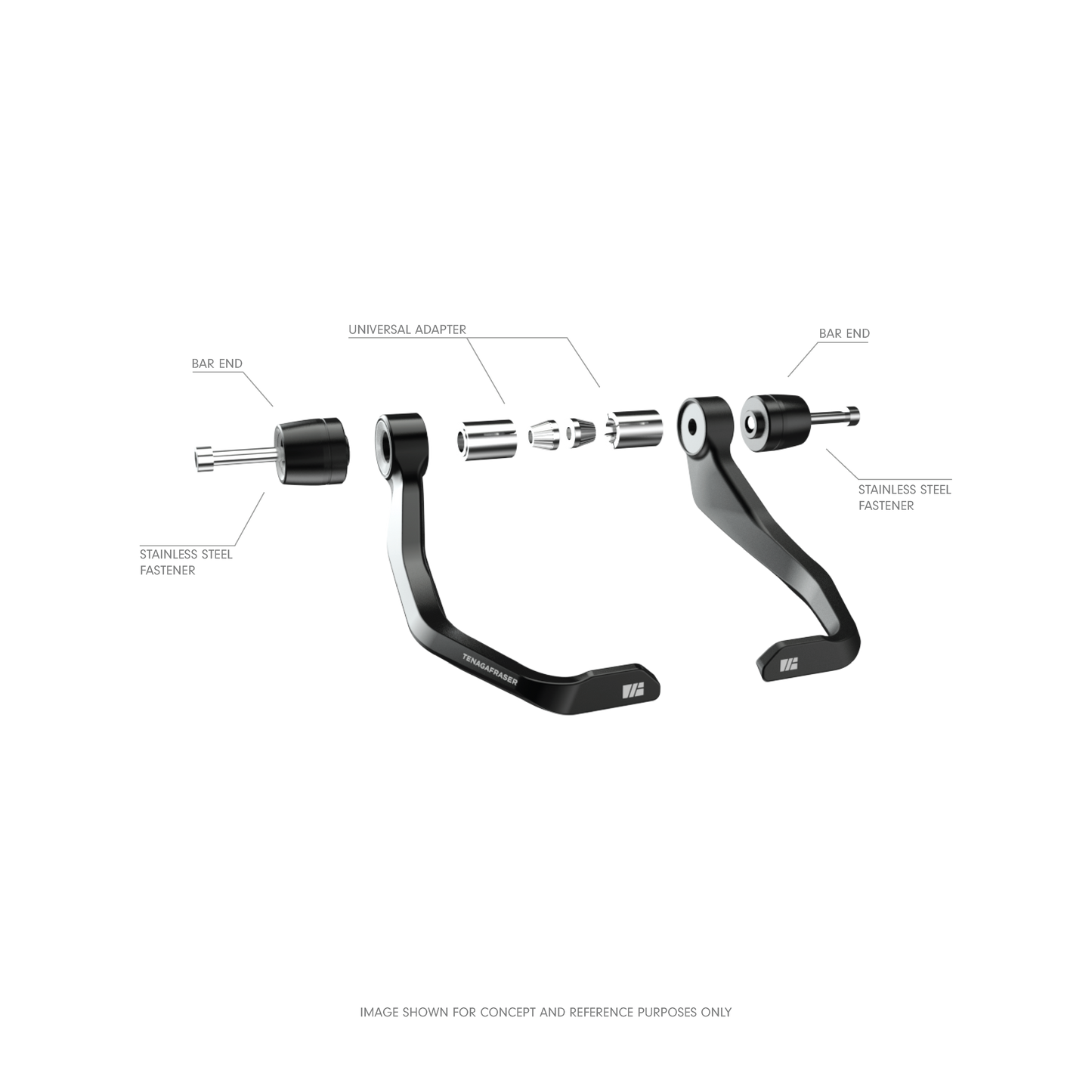KERAMBIT Lever Guard Kawasaki