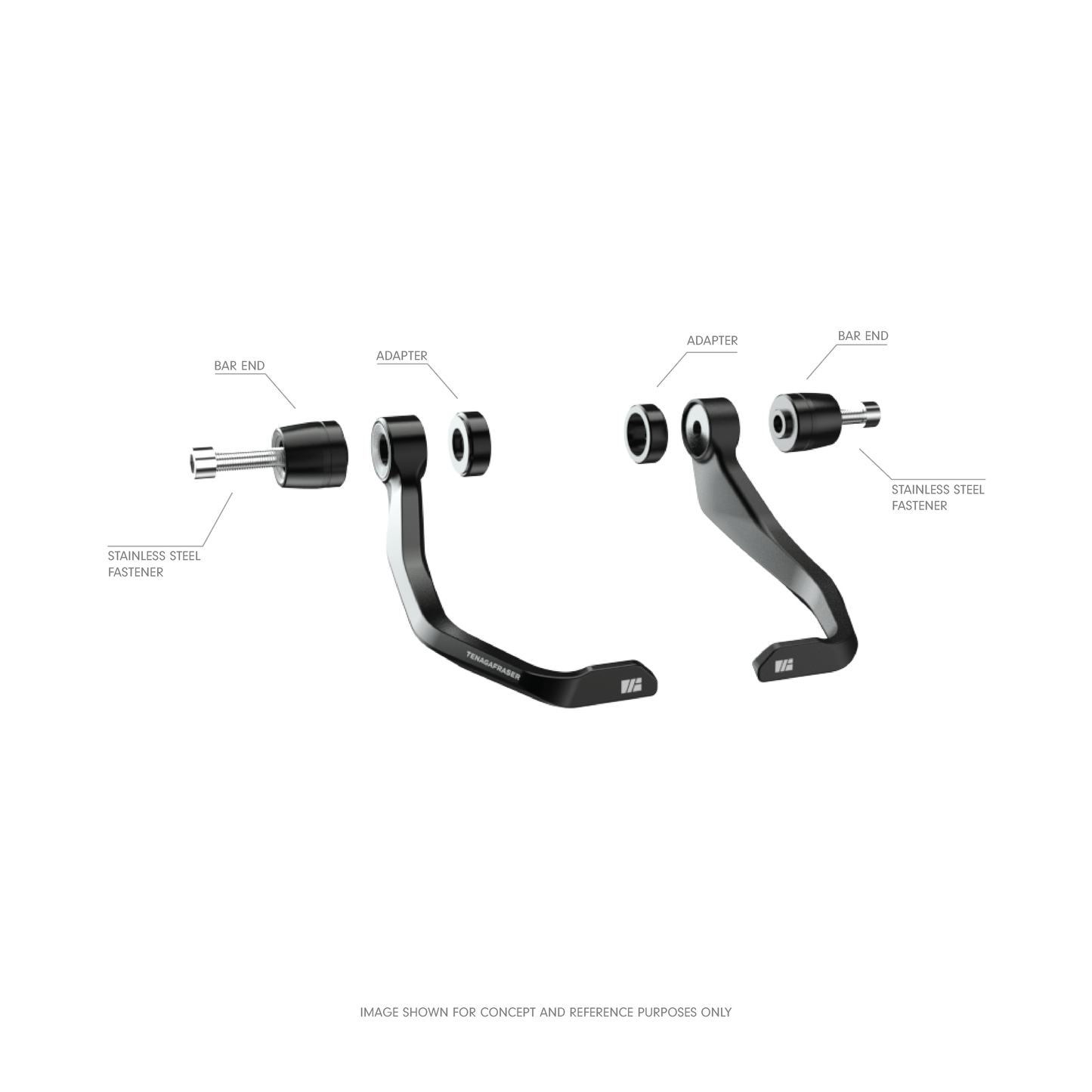 KERAMBIT Lever Guard Kawasaki