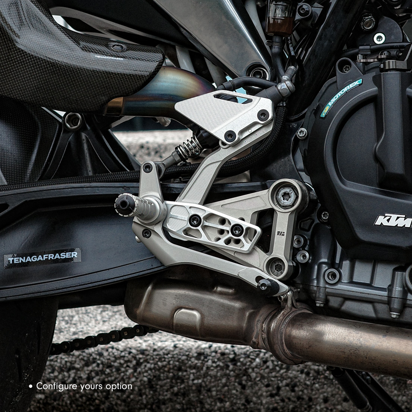 KEKISI Rearsets for KTM 790/890 Duke