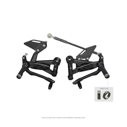 KEKISI Rearsets for Husqvarna Svartpilen / Vitpilen 801