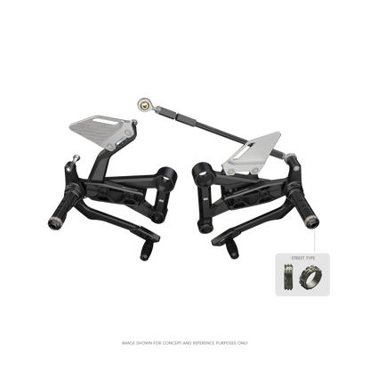 KEKISI Rearsets for Husqvarna Svartpilen / Vitpilen 801