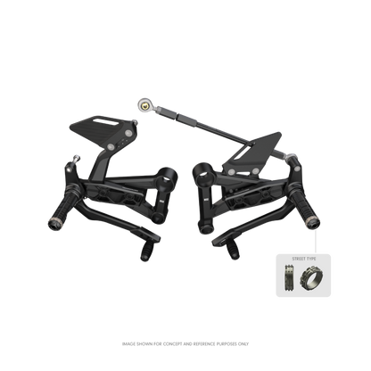 KEKISI Rearsets for Husqvarna Svartpilen / Vitpilen 801