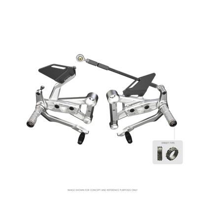 KEKISI Rearsets for Husqvarna Svartpilen / Vitpilen 801