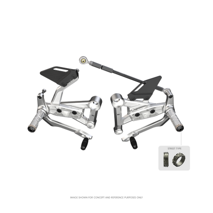 KEKISI Rearsets for Husqvarna Svartpilen / Vitpilen 801
