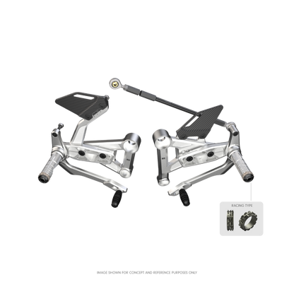 KEKISI Rearsets for Husqvarna Svartpilen / Vitpilen 801