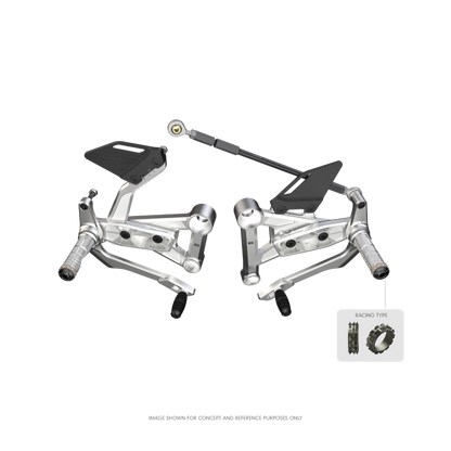 KEKISI Rearsets for Husqvarna Svartpilen / Vitpilen 801