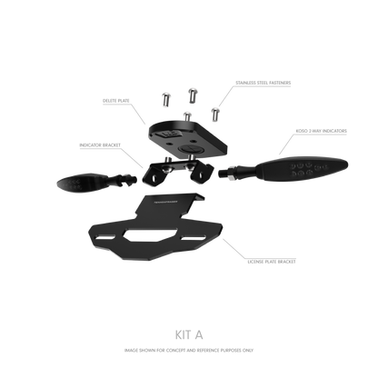 HENDAP Tail Tidy Kit for Kawasaki Ninja ZX-6R (2019-)